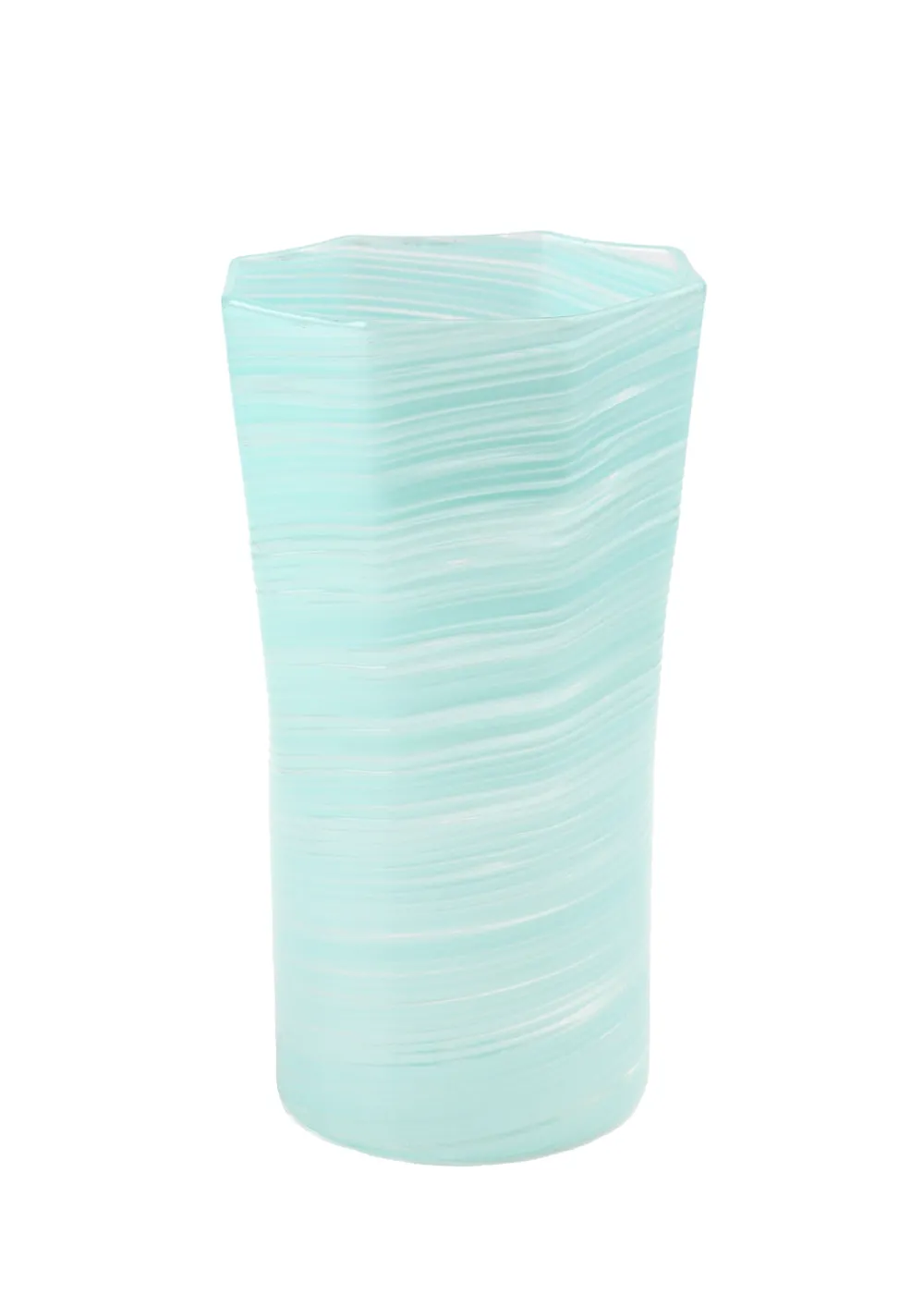 Craft Advisory Glassware|Tall Hand Blown Tumbler in Celadon, Set of 6
