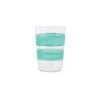 Molecot Glassware|Tangerine Green Striped Water Glass