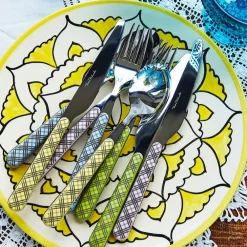 Petra Palumbo Flatware|Tartan Cutlery Mixed Set