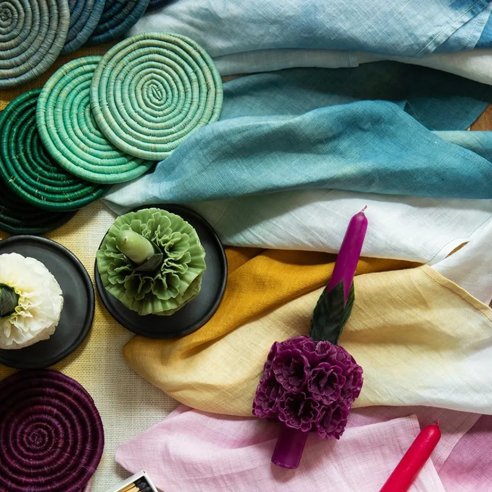 St. Frank Place Settings & Linens|Teal Linen Napkin