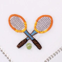 Henry Handwork Place Settings & Linens|Tennis Mixed Cocktail Napkin Set