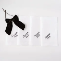 No Reservations Place Settings & Linens|Thank Full Dinner Napkins, Set of 12