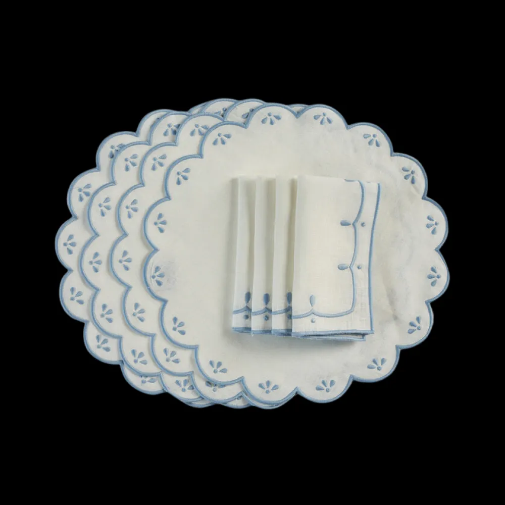 Maison Margaux Place Settings & Linens|The Bridget Bridal Linen Bundle with Matilda Tablecloth, Set of 4