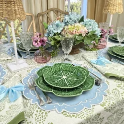Flying Sheep Country Place Settings & Linens|The Kelli Tablecloth in Sage