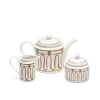 Themis Z Dinnerware|The Kyma Brown Tea Set