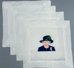 Lettermade Place Settings & Linens|The Queen Cocktail Napkins