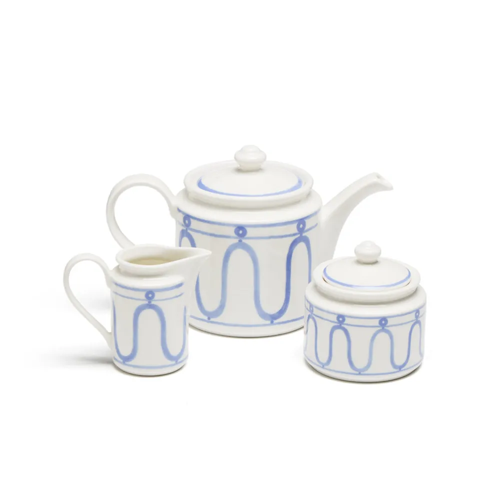Themis Z Dinnerware|The Serenity Blue Tea Set