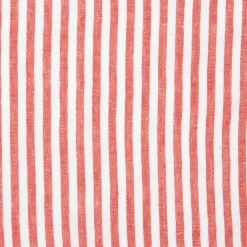 Caravan Place Settings & Linens|Ticking Stripe Napkin in Tomato, Set of 4