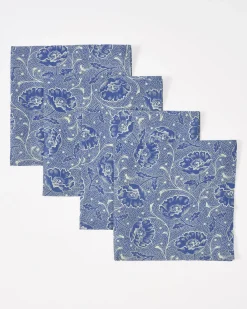 Cabana Place Settings & Linens|Toscana Blue Napkins, Set of 4