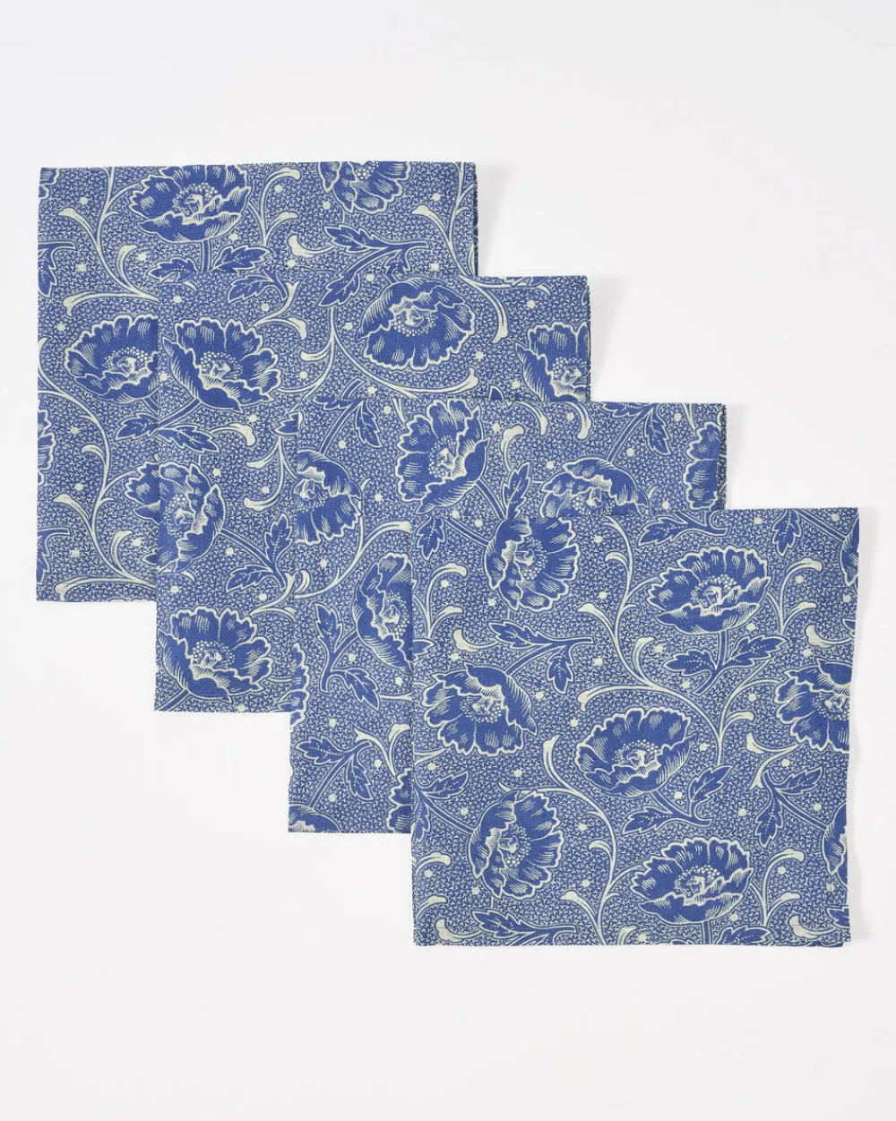 Cabana Place Settings & Linens|Toscana Blue Napkins, Set of 4