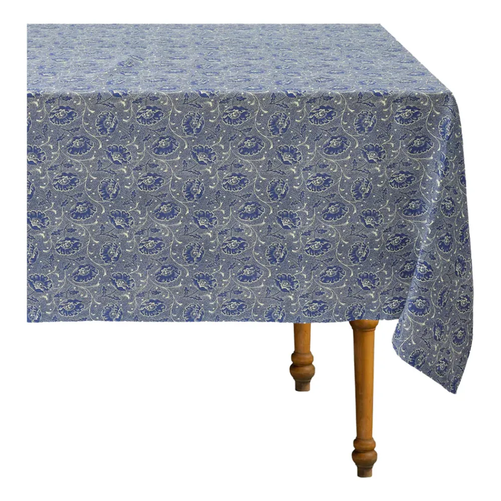 Cabana Place Settings & Linens|Toscana Blue Tablecloth, Square