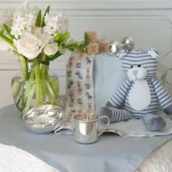 Salisbury Home|Monogram|Traditional Handle Baby Porringer