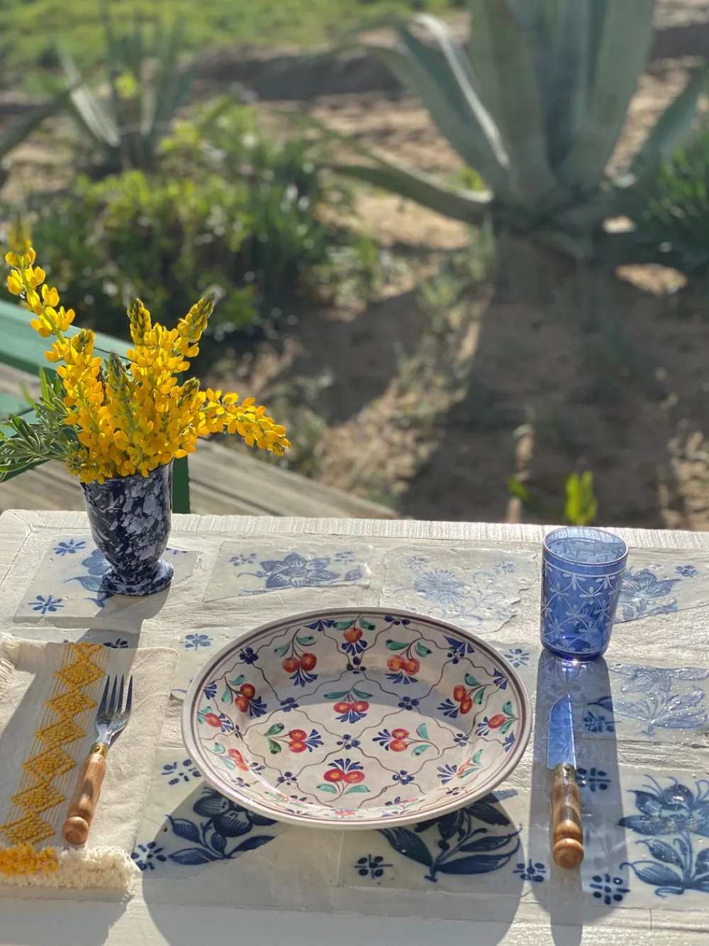 Carolina Irving and Daughters Dinnerware|Trellis Dinner Plate