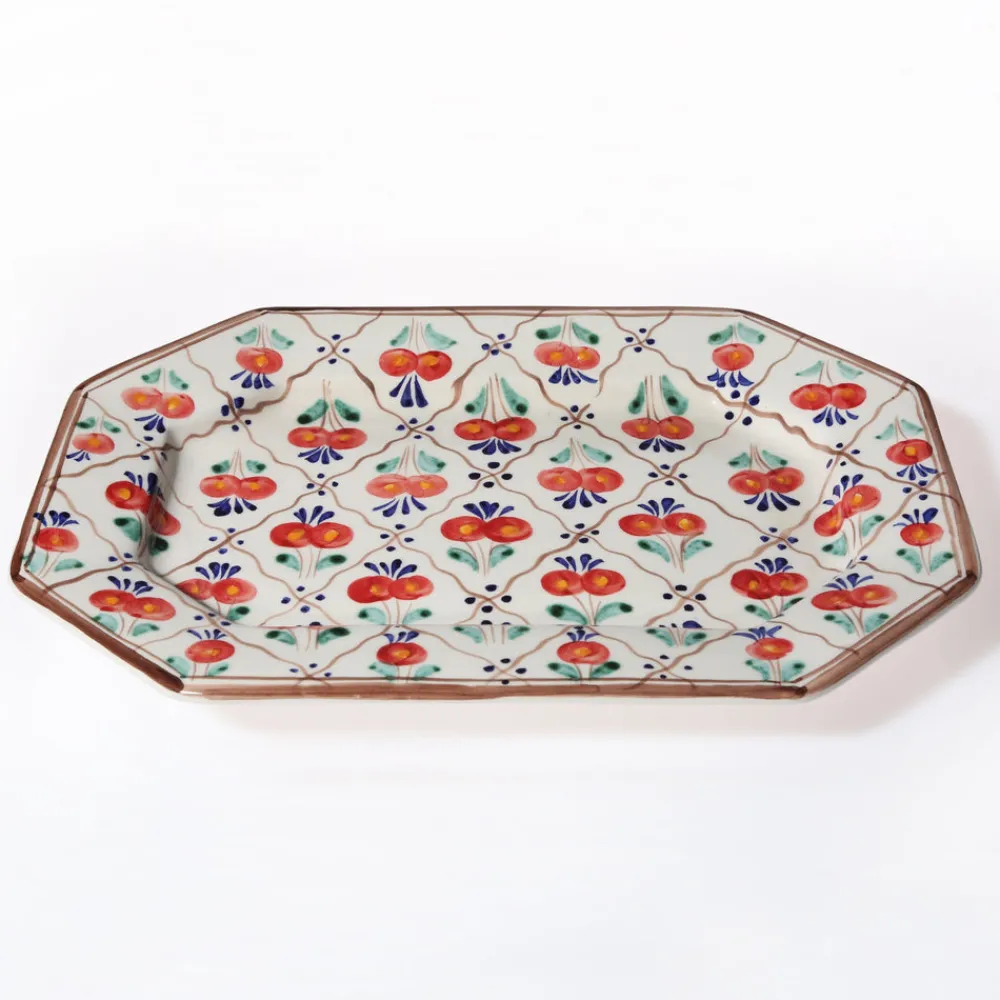 Carolina Irving and Daughters Dinnerware|Trellis Octagonal Platter