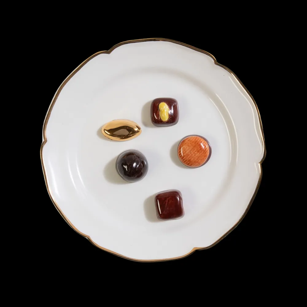 Z.d.G. Décor|Dinnerware|Trompe L’œil Chocolat Décorative Plate