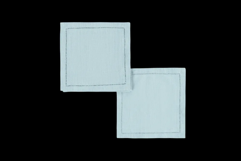 Matouk Place Settings & Linens|Valentina Hemstitch Cocktail Napkins, Set of 4
