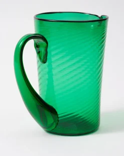 Cabana Glassware|Venezia Carafe, Green