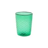 Cabana Glassware|Venezia Wine Glass, Green
