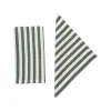 Cabana Place Settings & Linens|Vera Stripe Napkins in Green Set of 2