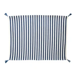 Cabana Place Settings & Linens|Vera Stripe Placemat in Blue