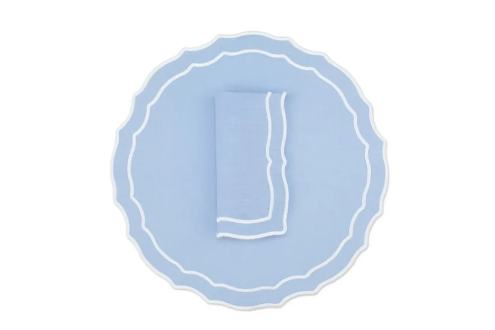 TriChi Design Place Settings & Linens|Vidro Linen Napkin and Placemat, Set of 4