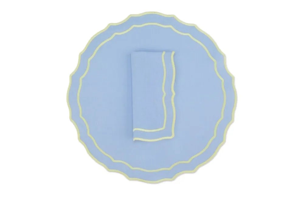 TriChi Design Place Settings & Linens|Vidro Linen Napkin and Placemat, Set of 4