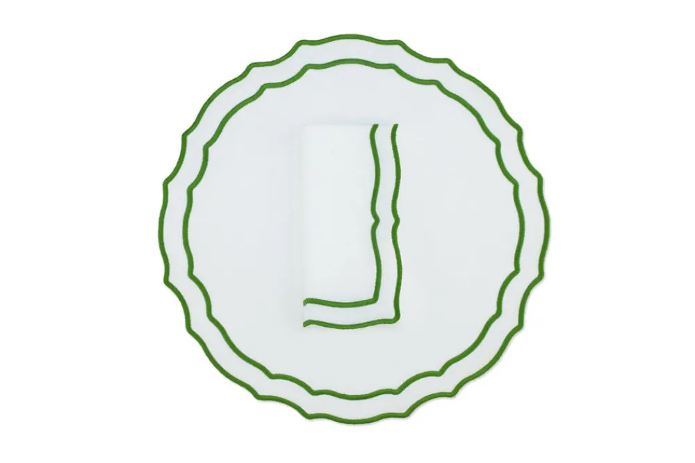 TriChi Design Place Settings & Linens|Vidro Linen Napkin and Placemat, Set of 4