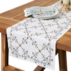 Juliska Place Settings & Linens|Villa Seville 18" x 90" Table Runner in Chambray