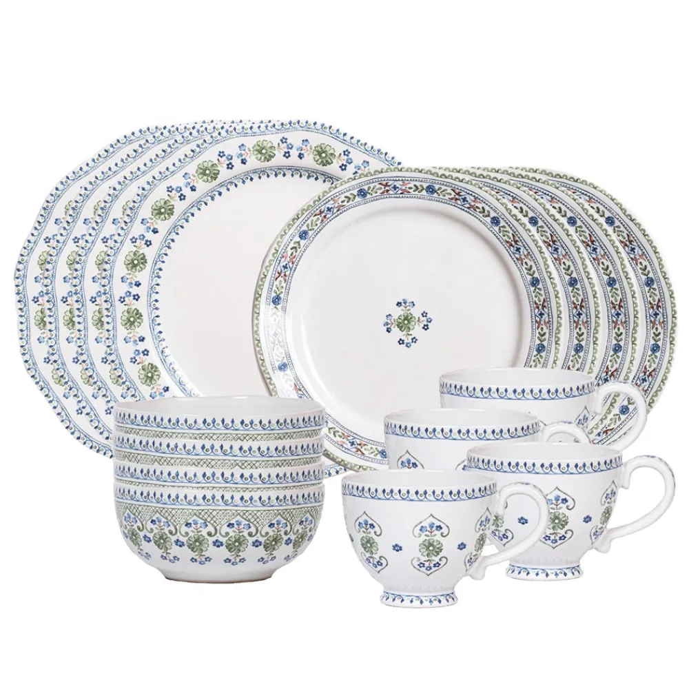 Juliska Dinnerware|Villa Seville 16-Piece Place Setting in Chambray
