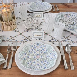 Juliska Place Settings & Linens|Villa Seville Place Card, Set of 12 in Chambray