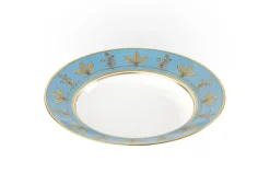Ginori 1735 Dinnerware|Voliere Denim Soup Plate