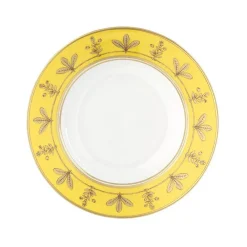 Ginori 1735 Dinnerware|Voliere Senape Soup Plate