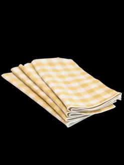 Proper Table Co. Place Settings & Linens|Wadsworth Goldenrod Gingham Napkin Set