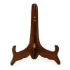 Salisbury Living|Silver|Walnut Plate Stand
