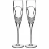 Waterford Glassware|Love Wedding Vows Flute, Pair