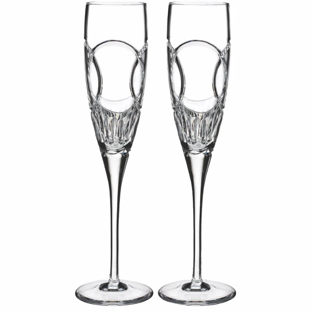Waterford Glassware|Love Wedding Vows Flute, Pair