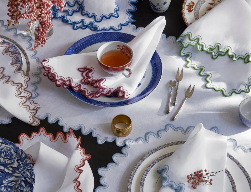 Matouk Place Settings & Linens|Wave Circle Placemats, Set of 4