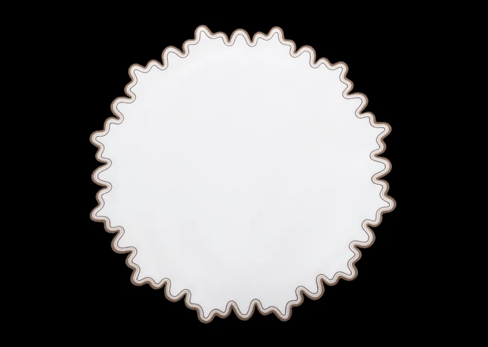 Matouk Place Settings & Linens|Wave Circle Placemats, Set of 4