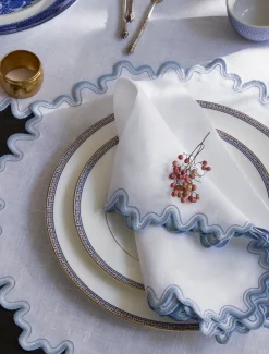 Matouk Place Settings & Linens|Wave Napkins, Set of 4