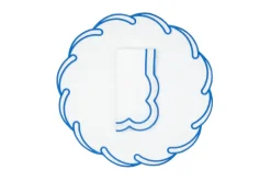 TriChi Design Place Settings & Linens|Waves Linen Napkin and Placemat, Set of 2