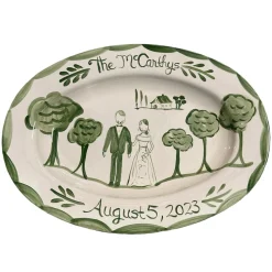 Tricia Lowenfield Dinnerware|Wedding Platter in Green