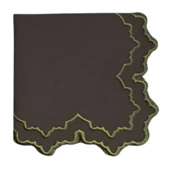 Flying Sheep Country Place Settings & Linens|Whitley Napkin in Cocoa, Set of 4