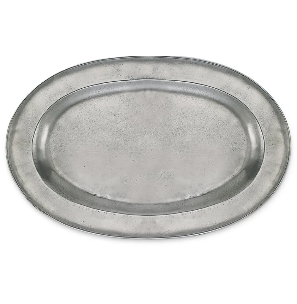 Match Silver|Dinnerware|Wide Rimmed Oval Platter