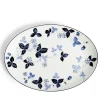 Wedgwood Dinnerware|Wild Strawberry Inky Blue Oval Serving Plate 11.7in