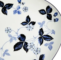 Wedgwood Dinnerware|Wild Strawberry Inky Blue Oval Serving Plate 11.7in