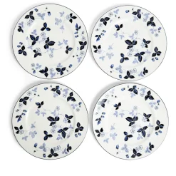 Wedgwood Dinnerware|Wild Strawberry Inky Blue Dinnerware, Set of 15