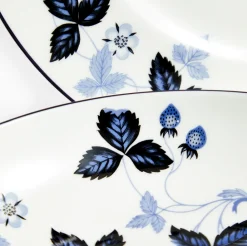 Wedgwood Dinnerware|Wild Strawberry Inky Blue Dinnerware, Set of 4