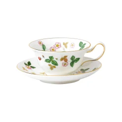 Wedgwood Dinnerware|Wild Strawberry Teacup & Saucer Peony
