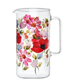 Petra Palumbo Glassware|Wildflowers Jug with Set of 6 Tumblers