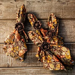 Juliska Place Settings & Linens|Willa Napkin in Amber, Set of 4